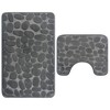2-piece set of bathroom floor mats, carpet, bathroom floor mat set, bathroom floor mat set, absorbent floor mat, bath mat set - 4 of 4
