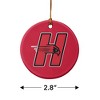 University of Hartford Primary Logo Porcelain Holiday Christmas Tree Ornament  2.8" (7.1 cm) - 3 of 4
