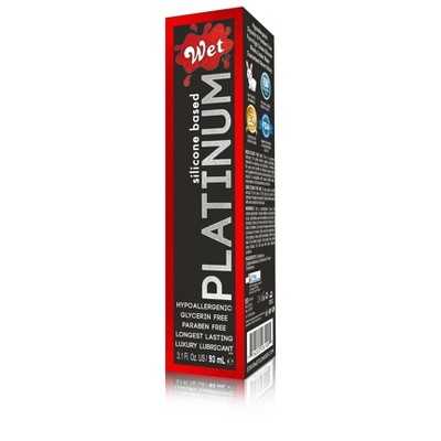 Wet Platinum Premium Latex-Free Lube Serum - 3.1oz