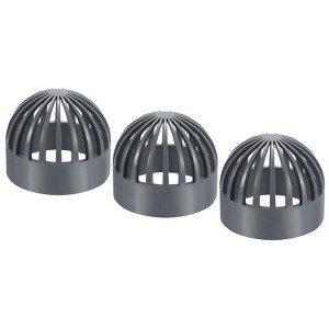 Unique Bargains Round Outdoor Leakproof Sewer Drain Pipe Fitting Adapter - 1 of 3