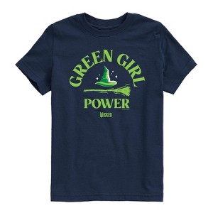 Boys' - Wicked - Green Girl Power Short Sleeve Graphic T-Shirt - 1 of 4