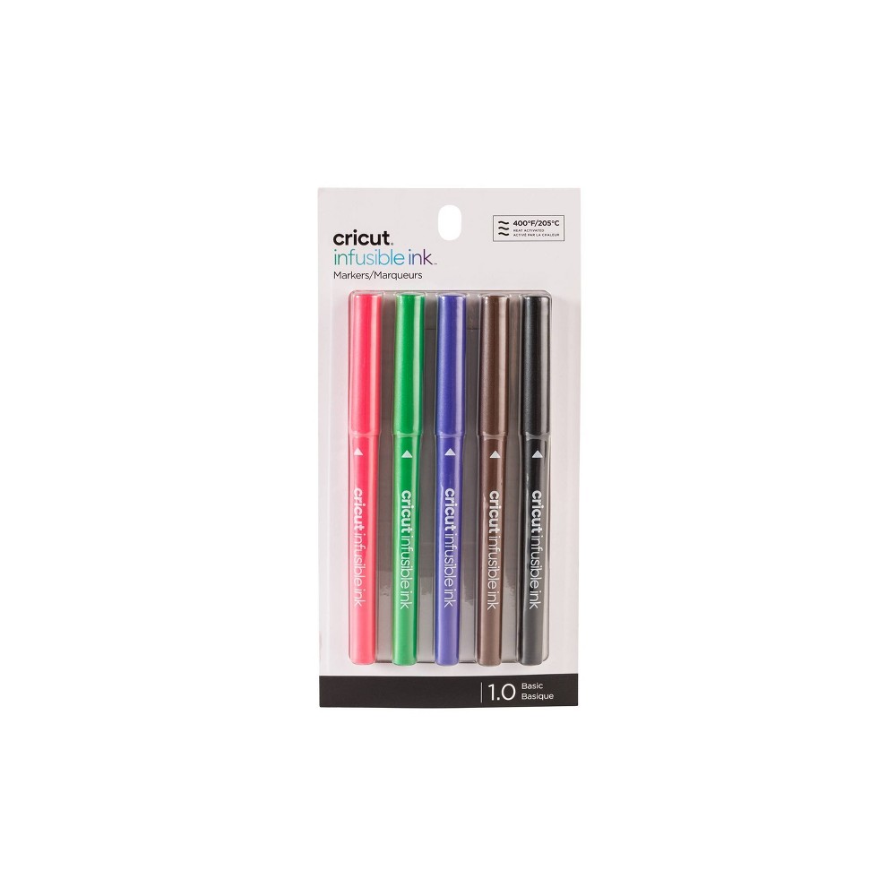 Photos - Felt Tip Pen Cricut 5ct Medium Point Infusible Ink Markers - Basics 