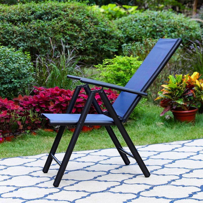 2pk Outdoor 7 Position Arm Chairs with High Backs & Aluminum Frames - Captiva Designs
, 6 of 15