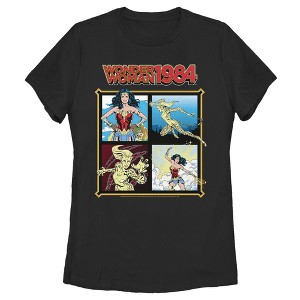 Women's Wonder Woman 1984 Comic Panels T-Shirt - 1 of 4