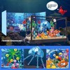 Fish Tank Building Block, Lighting Aquarium Set with Jellyfish, Dolphin Which Is A Table Ornaments. - 3 of 4