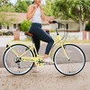 26 Inch Road Bike With 7 Speeds Drivetrain, Bike With Front And Rear V Brakes, Lightweight City Bike Steel Frame,Road Hybrid Bike - 2 of 4