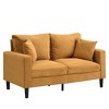 Anybear High Resilience Loveseat Sofa, Wooden Frame, for Small Space - 2 of 4