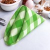 Slickblue Gingham Checkered Napkins 18"x18", Reversible, Yarn-Dyed Polyester, 9 Color Options – Pack of 4 or 10 - 3 of 4