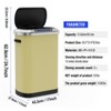 Vynxaria 50L Smart automatic Trash Cans -  Full Intelligent Sensor  -yellow - 4 of 4