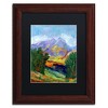 Trademark Fine Art -Manor Shadian 'Autumn Amber California North' Matted Framed Art - 2 of 4