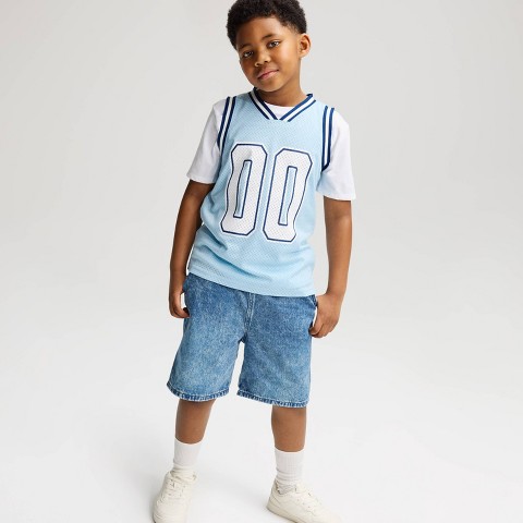 Детские Cat & Jack Boys' Jersey Tank Top - Cat & Jack™ Blue S