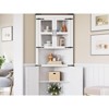 Acekool 67" Tall Corner Cabinet with Glass Door, Adjustable Shelves, Farmhouse Space-Saving Hutch Storage, Living Room Kitchen - 3 of 4