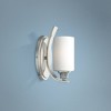 Minka Lavery Modern Wall Light Sconce Brushed Nickel Hardwired 5" Fixture Etched Opal Glass Shade for Bedroom Bathroom Living Room - 2 of 3