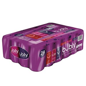 Bubly Sparkling Water 3 Flavor Variety Pack - 12 Oz (Pack of 24) - 1 of 3