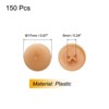 Unique Bargains Plastic Decoration Furniture White Screw Cap Covers - 2 of 4