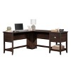 Gulches L-Shaped Home Office Desk (Brown Finish) - 58.66"L x66.46"W x29.02"H, 1" Thick Durable Desktop, File Drawer - 3 of 4