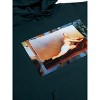 Seinfeld George's Timeless Art Of Seduction Long Sleeve Dark Green Adult Hooded Sweatshirt - 2 of 3