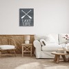 Stupell Industries Nautical Blue Lake Life Phrase Canvas Art - 3 of 4