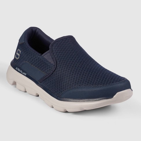 S Sport By Skechers Men's Claye Go Walk Sneakers - Navy 10 : Target