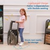 ECR4Kids Bentwood Stackable Stools, 6-Piece - 3 of 4