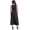 24seven Comfort Apparel Slim Fit A Line Sleeveless Maxi Dress - image 3 of 4