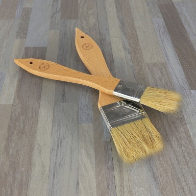 Beech Wood 2-Piece Basting Brush Set
