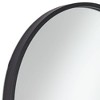 Uttermost Rapido Oval Vanity Decorative Wall Mirror Modern Matte Black Iron Frame 24" Wide for Bathroom Bedroom Living Room Home Office House Entryway - 3 of 4