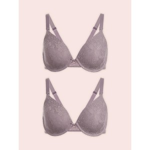 Leading Lady Women's The Paulette - Underwire Allover Lace Nursing Bra 2-Pack (4018-2pk) - 1 of 4