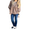 Women's Bow Print Blouse - entro - 4 of 4