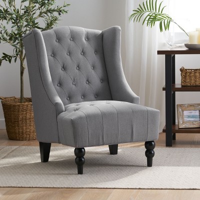 NicBex Accent Chair Upholstered Wingback Chair Sofa Chair Comfy Chair Reading Chair for Living Room, Bedroom