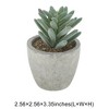 Unique Bargains Artificial Plants Flocked Pinecone in Mini Pulp Plastic 2.56"x2.56"x3.35" 1 Pcs - 3 of 4