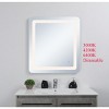 Elegant Lighting Genesis 24in x 30in soft edge LED mirror - 2 of 4
