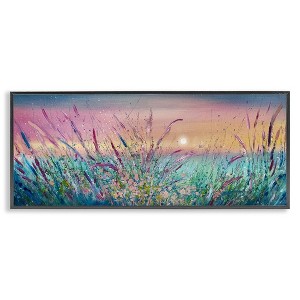 Stupell Industries Pond Reeds Sprouting at Sunset, 30" x 13" - 1 of 4