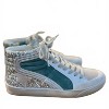 Women's Wo's Kyle Rubber Lace-up Glitter Leather Sneakers - MiiM - 4 of 4
