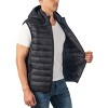 Alpine Swiss Gage Men's Puffer Vest Down Alternative Light Packable Water-Resistant Quilted Sleeveless Jacket Removable Hood - 3 of 4