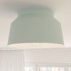 Hunter Fans 11.5" Cranbrook Ceiling Light Mint Finish - Vintage Mid-Century Modern Flush Mount for Low Ceilings - 3 of 4