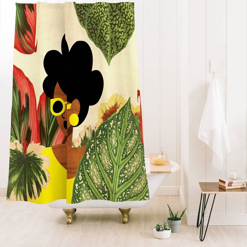 Bayou Girl Shower Curtain - Deny Designs, 3 of 4