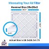 Filter King 29x29x2 Air Filter | 12-PACK | MERV 8 HVAC Pleated A/C Furnace Filters | MADE IN USA | Actual Size: 28.5 x 28.5 x 1.75" - 2 of 4
