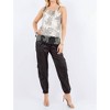 Women's Devore Burnout Print Colorblock Tank - PAPARAZZI S - 4 of 4