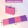 Folding Gymnastics Mat, Portable Fitness Floor Tumbling Mat with Carrying Handles, High Density Fitness Mat for Pilates, Aerobics and Yoga - 2 of 4