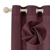 Awesome Home  Linen Blend Privacy and Light Filtering Texture Grommet Pair(2 Panels) - 3 of 4