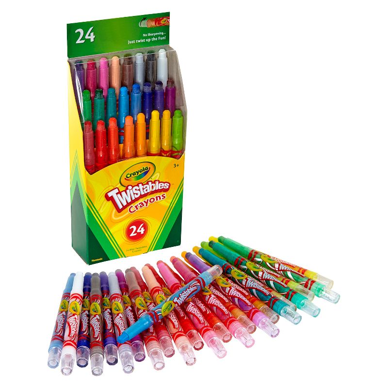 Crayola 24ct Mini Twistables Crayons, 3 of 8