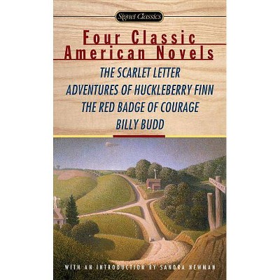 Four Classic American Novels - by  Nathaniel Hawthorne & Mark Twain & Stephen Crane & Herman Melville (Paperback)