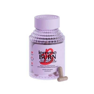 Lemme Burn Metabolism and Fat-Burning Capsules - 60ct