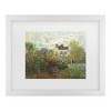 Claude Monet 'The Artists Garden in Argenteuil' Matted Framed Art-11x14 - image 2 of 4