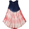 Riviera Sun Girls Flag Sundress - Tie Dye American Flag Beach Cover Up - 3 of 3