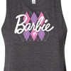 Women's - Barbie - Argyle Graphic Racerback Tank - 2 of 3