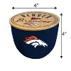 NFL Denver Broncos 3-Wick Script Circle Logo 16oz Ceramic Bowl Candle: Vanilla & Musk - 3 of 3
