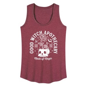 Women's - Instant Message - Good Witch Apothecary Graphic Racerback Tank - 1 of 4