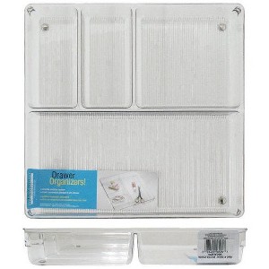 InterDesign 56530 Linus Drawer Organizer, Clear - 1 of 1